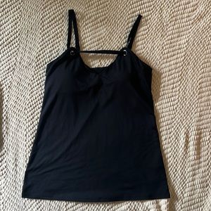 Fabletics black workout tank top